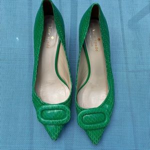 Kate Spade Green Heels